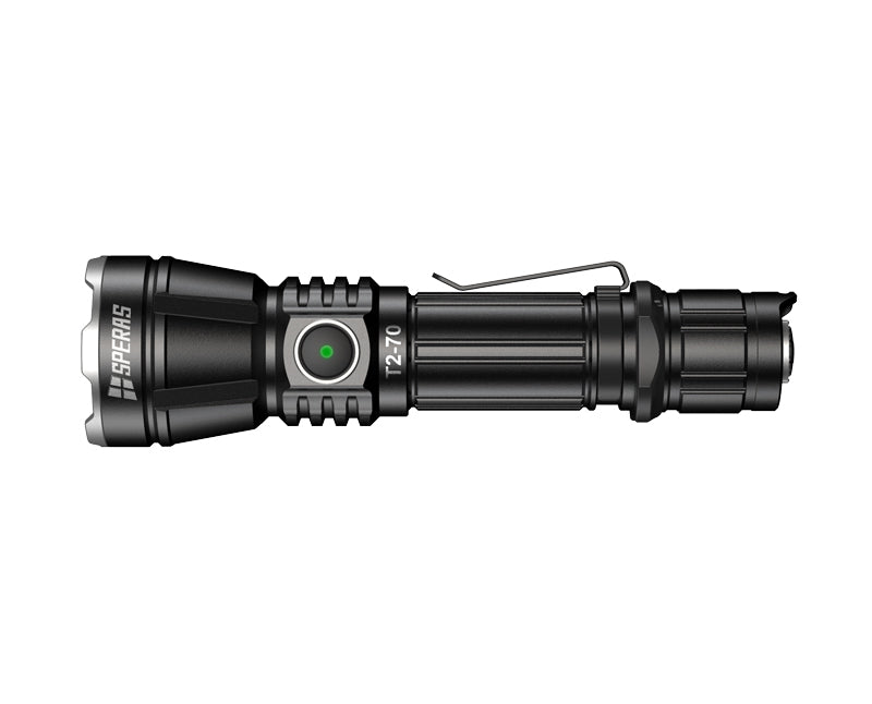 Image of SPERAS T2-70 High Power Tactical LED Flashlight with 3300 Lumens | SPERAS Light UK